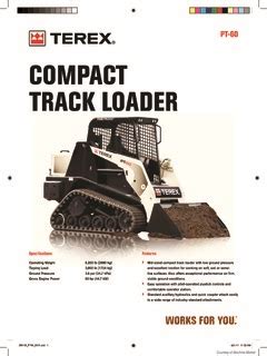 terex pt60 specifications